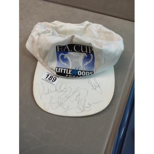 189 - FA Cup Final 1995 Signed Cap