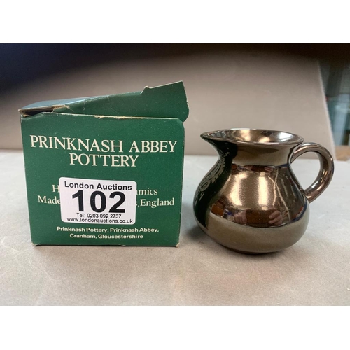 102 - Mint and Boxed Piece of Prinknash Pottery