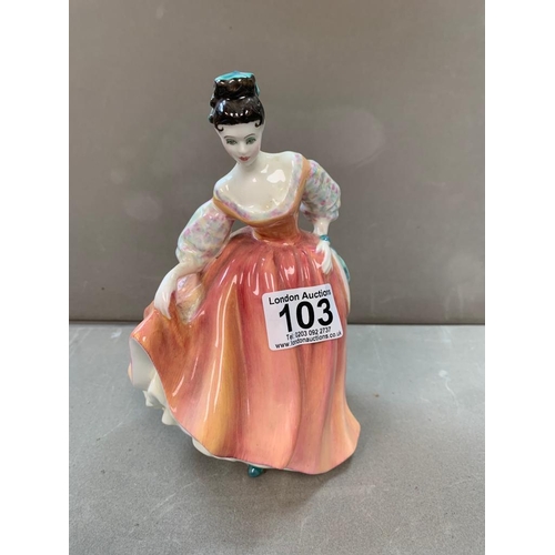 103 - Royal Doulton HN 2835 Fair Lady Figurine