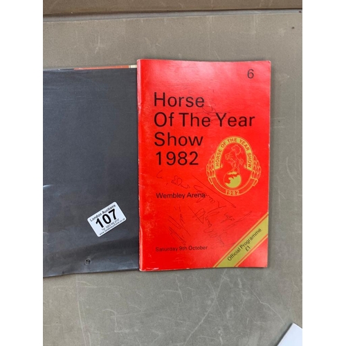 107 - Signed Horse of the Year 1972 Programme