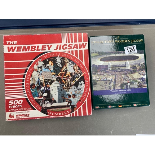 124 - 2 Vintage Wembley Stadium Puzzles