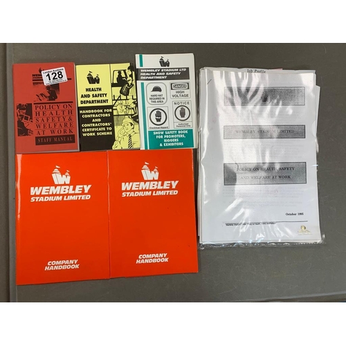 128 - Lot of Wembley Stadium Ephemera