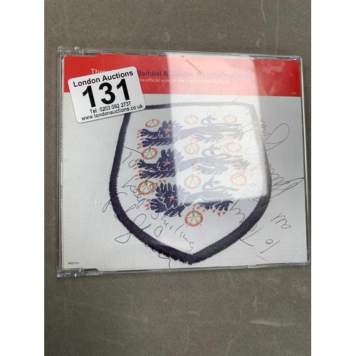 131 - Baddiel, Skinner & Lightning Seeds-
Three Lions Signed CD