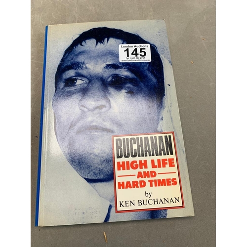 145 - Signed Autobiography Ken Buchanan