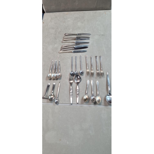 169b - Good Lot of Silver Cutlery Sterling, Continental & some plate. Including Hans Hansen & Erik Herlow. ... 