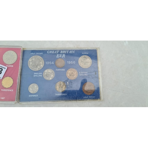 843 - 2 British Coin Sets