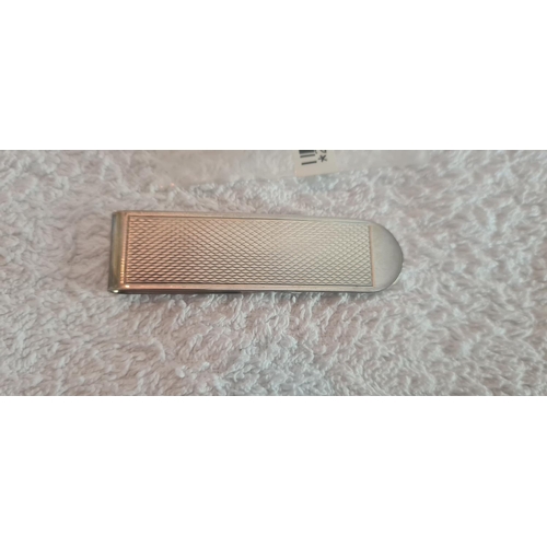 14 - Hallmarked Silver Money Clip