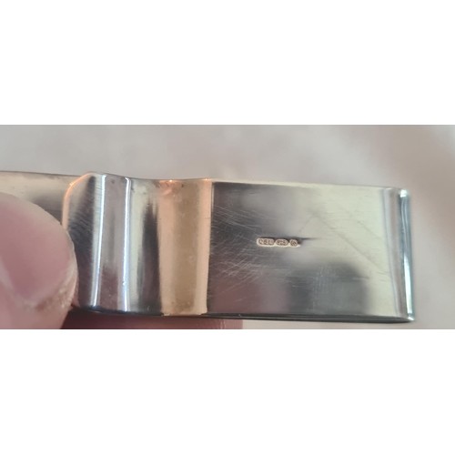 14 - Hallmarked Silver Money Clip