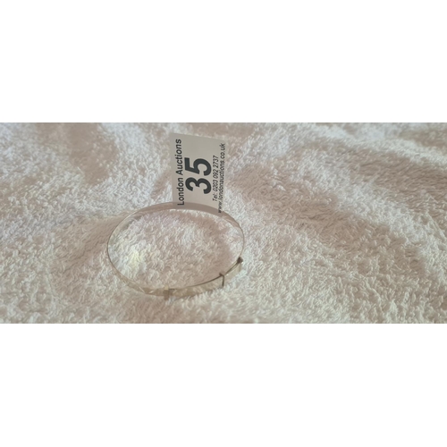 35 - Expanding Hallmarked Silver Babies Bangle