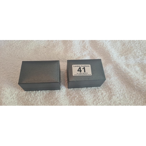 41 - 2 Sets of New and Boxed Gents Cufflinks