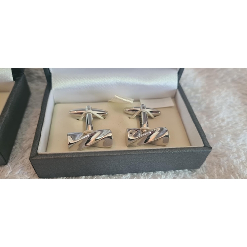 41 - 2 Sets of New and Boxed Gents Cufflinks