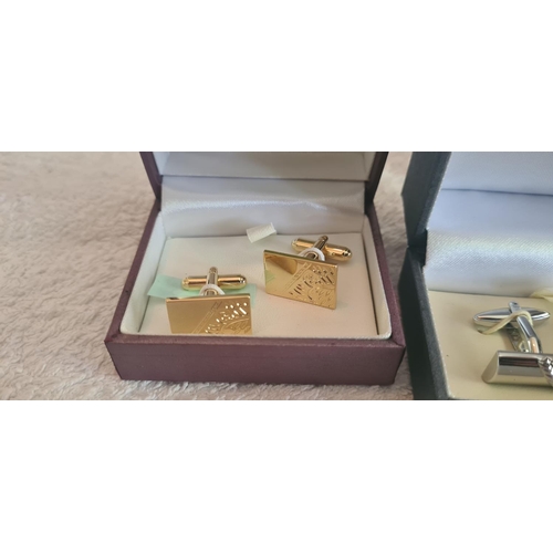 42 - 2 Sets of New and Boxed Gents Cufflinks