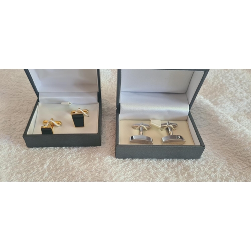 43 - 2 Sets of New and Boxed Gents Cufflinks