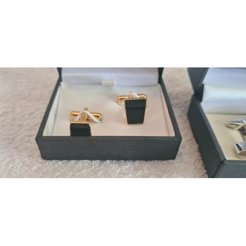 43 - 2 Sets of New and Boxed Gents Cufflinks