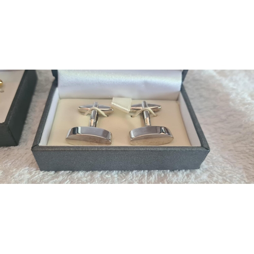 43 - 2 Sets of New and Boxed Gents Cufflinks