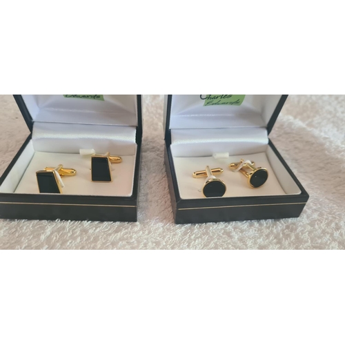 44 - 2 Sets of New and Boxed Gents Cufflinks