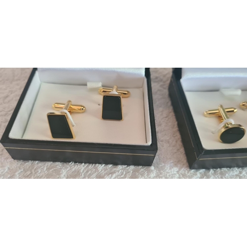 44 - 2 Sets of New and Boxed Gents Cufflinks