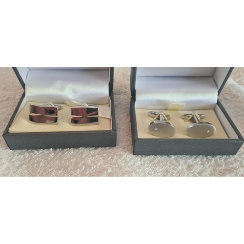 45 - 2 Sets of New and Boxed Gents Cufflinks