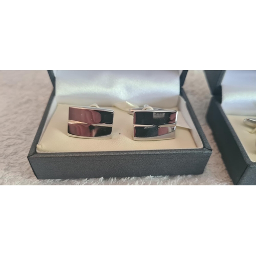 45 - 2 Sets of New and Boxed Gents Cufflinks