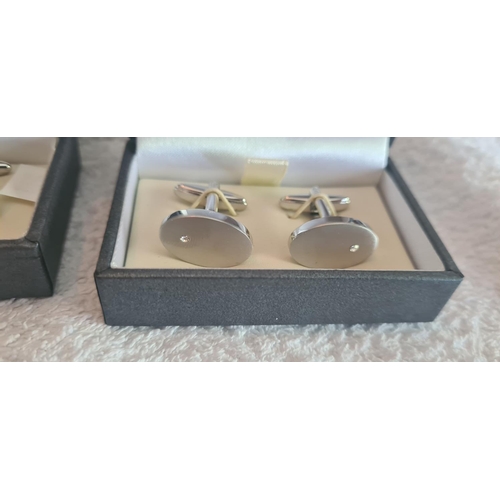 45 - 2 Sets of New and Boxed Gents Cufflinks