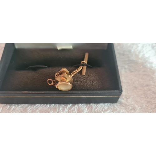 48 - New and Boxed Gents Gold Tone Tie Tack