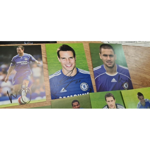 177 - Good Lot of Assorted Signed Chelsea Memorabilia etc incl. Jose Mourinho , Ken Bates, Lord Attenborou... 