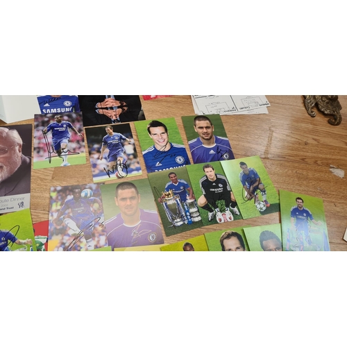 177 - Good Lot of Assorted Signed Chelsea Memorabilia etc incl. Jose Mourinho , Ken Bates, Lord Attenborou... 