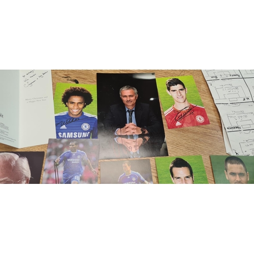 177 - Good Lot of Assorted Signed Chelsea Memorabilia etc incl. Jose Mourinho , Ken Bates, Lord Attenborou... 