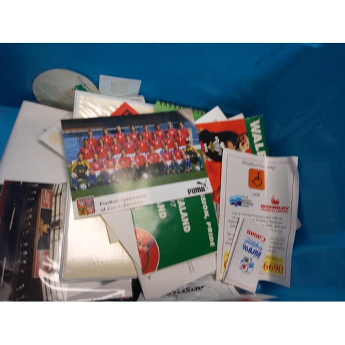 92 - Good Lot of Wembley Stadium Ephemera