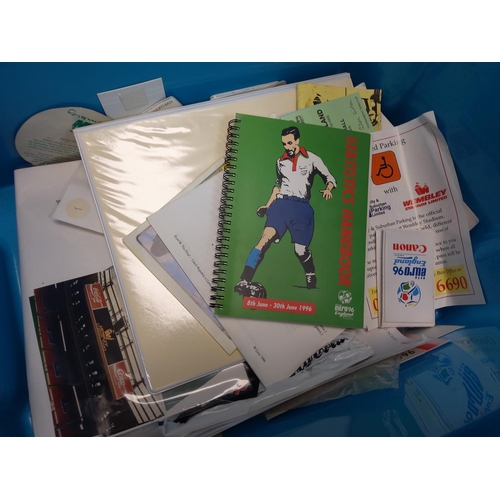 92 - Good Lot of Wembley Stadium Ephemera