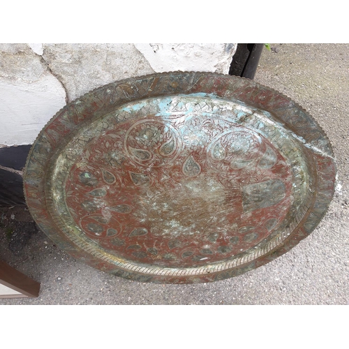 822 - Large Brass Dish