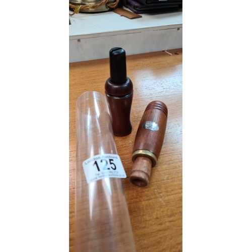 125 - 2 Vintage Duck Calls