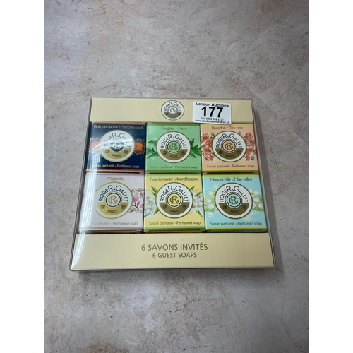 177 - New and Boxed Roger & Gallet Guest Soap Set