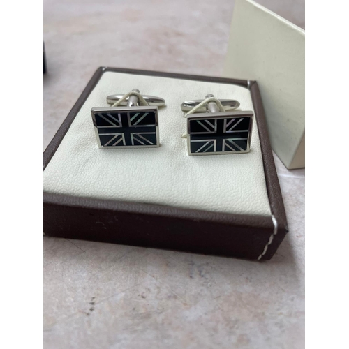 181 - New Set of Union Jack Cufflinks