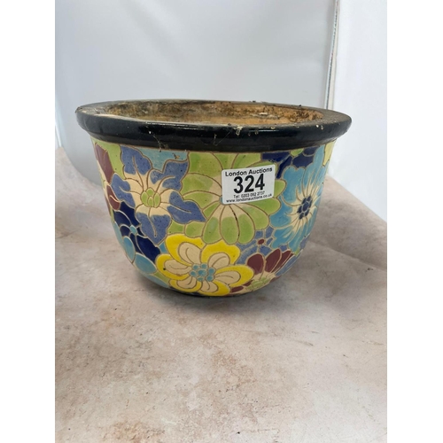 324 - Vintage Flower Pot