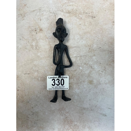 330 - Small African Bronze Figure