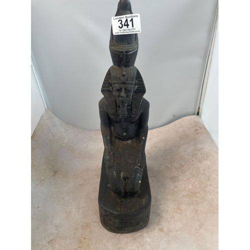 341 - Old Egyptian Pharaoh Statue