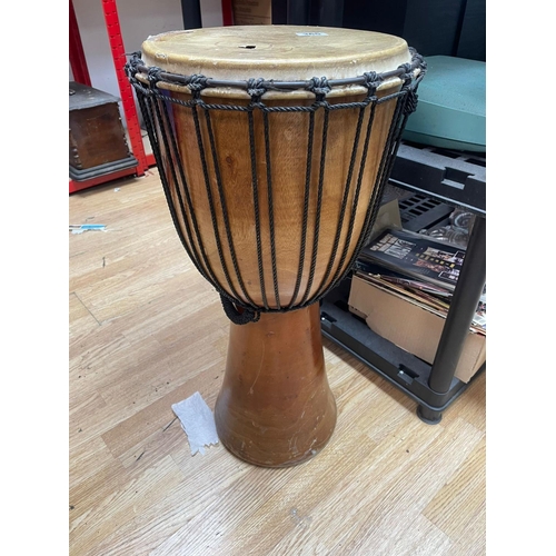 365 - Wooden African Djembe Drum