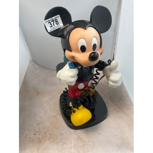 378 - Pair of Vintage Disney Telephones