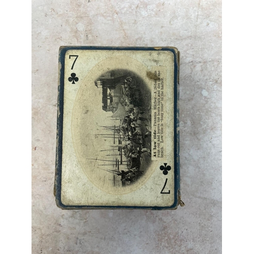 409 - Set of 1908 Panama Souvenir Playing Cards