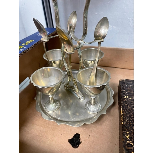 420 - Assorted Silver Plate including Boxed Cutlery Sets etc