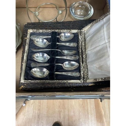 420 - Assorted Silver Plate including Boxed Cutlery Sets etc