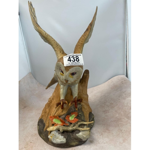 438 - Porcelain Owl Figurine