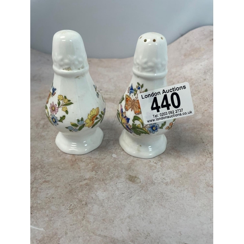 440 - Aynsley Salt and Pepper Shakers