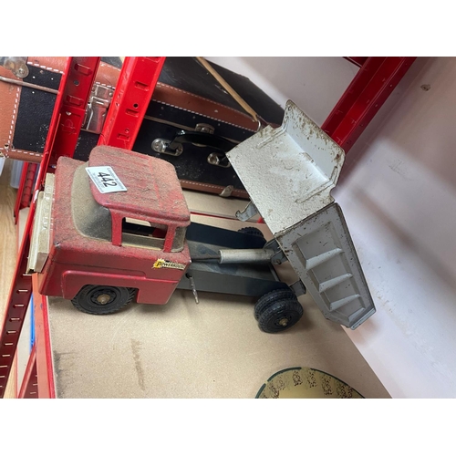 442 - Vintage Marx Tinplate Dumper Truck