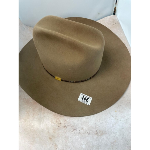 446 - Good Quality Resistol Cowboy Hat