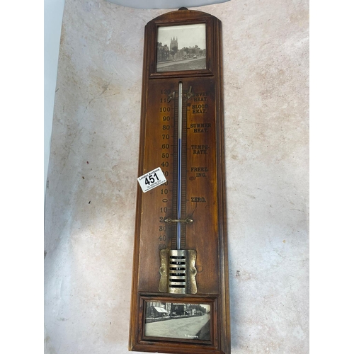 451 - Vintage Advertising Thermometer