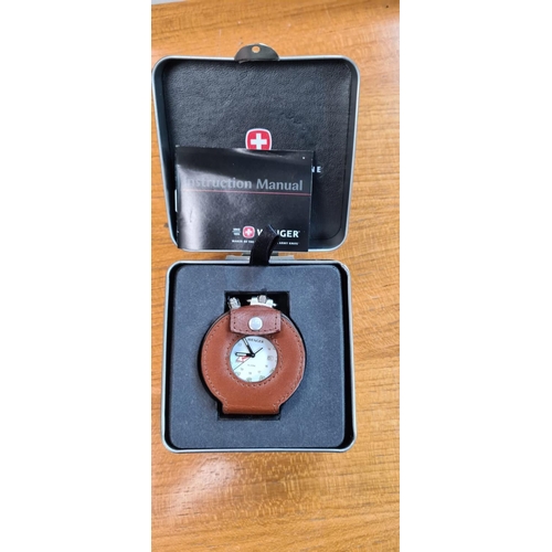 5 - Boxed Wenger Standard Issue Swiss Pocket Watch