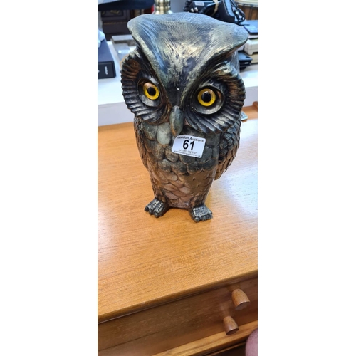 61 - VINTAGE 1970s FREDDOTHERM TURNWALD COLLECTION OWL ICE BUCKET