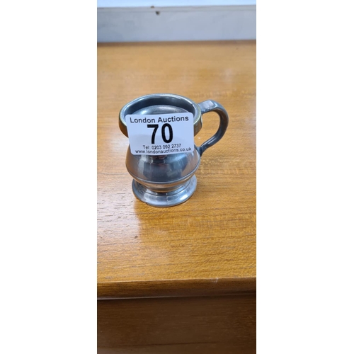 70 - Small Pewter Measure